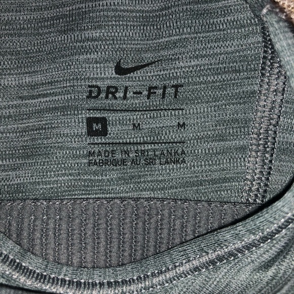 Nike Swoosh Dri-Fit Medium Sports Bra Gray - Picture 4 of 4